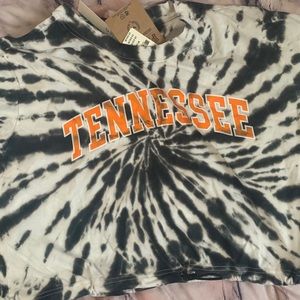 Pink vols crop top